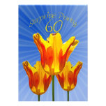 60.o Invitación de la fiesta de cumpleaños de la s