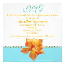 60.o Invitación del cumpleaños
