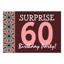 60.o Pin y chocolate V2 de la fiesta de cumpleaños Anuncio