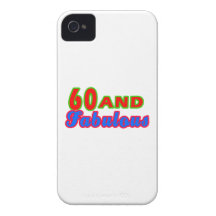 60 y diseños fabulosos del cumpleaños iPhone 4 carcasa