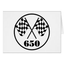 650 banderas a cuadros tarjeta