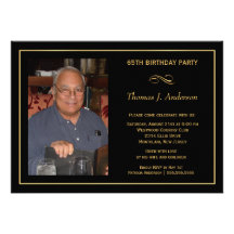 65.o Las invitaciones de la fiesta de cumpleaños - Comunicados Personalizados