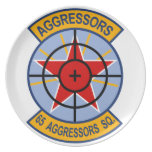 65.o Placa SQ de los agresores Platos De Comidas
