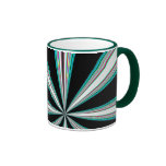 68/40 arte del fractal tazas de café
