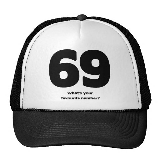 69 cuál es su número preferido gorros  