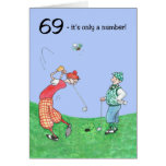 69.o Tarjeta de cumpleaños para un golfista