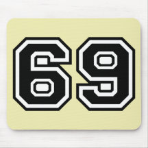 69 sesenta y nueve sesenta y nueve iconos de la mo tapetes de ratón