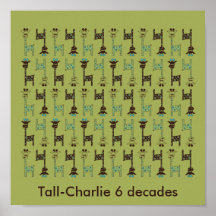6 décadas Altas-Charlies - LONVIG por MINYMO Poster