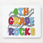 6tas rocas multicoloras del grado tapetes de raton