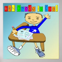 6to El grado es poster fresco