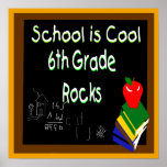 6to La escuela primaria es poster fresco
