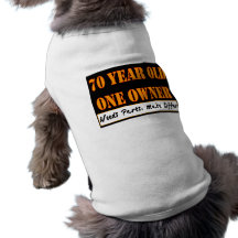 70 años, un dueño - las piezas de las necesidades, camisas de mascota