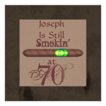 70.as invitaciones del cigarro del cumpleaños de l comunicado