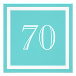 70.o Invitación de la fiesta de cumpleaños - aguam invitaciones