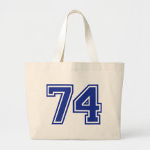74 - número bolsa lienzo