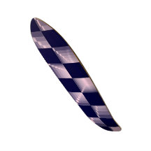 7777777 bandera a cuadros rosada y azul GT 500 Monopatin