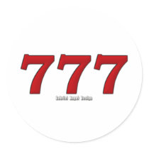777 pegatinas