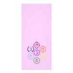 7 Chakras en un círculo Plantillas De Lonas