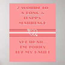 7 palabras a una boda larga y feliz - poster