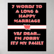 7 palabras a una boda larga y feliz - poster