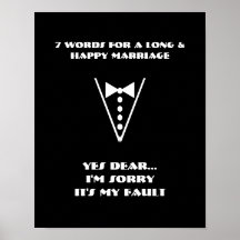 7 palabras a una boda larga y feliz - poster
