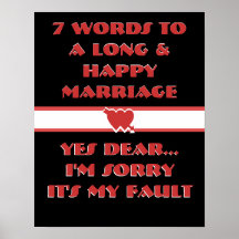 7 palabras a una boda larga y feliz - poster