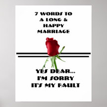 7 palabras a una boda larga y feliz - poster