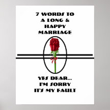 7 palabras a una boda larga y feliz - poster