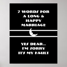 7 palabras a una boda larga y feliz - poster