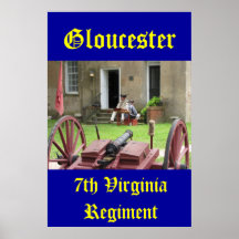 7mo Virginia regimiento de Gloucester - Impresiones