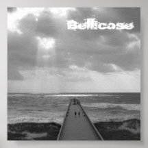 800px-Black_and_white_beach, belicoso Poster