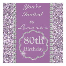 80.o Invitación de la fiesta de cumpleaños de BLIN