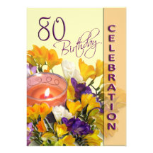 80.o Invitación del fiesta de la celebración del c