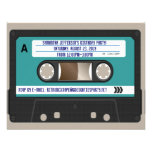 80s casete retro Mixtape personalizado Invitaciones Personales