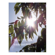 84:11 de los salmos tarjetas postales