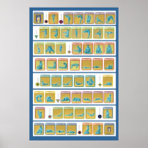 84 Asanas, nivel 1 Poster