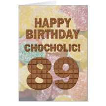 89.a tarjeta de cumpleaños de Chocololic