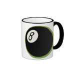 8-Ball retro Taza