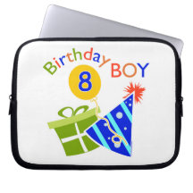8vo cumpleaños - muchacho del cumpleaños manga portátil