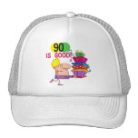 90 es buenos camisetas y regalos del cumpleaños gorro