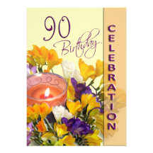 90.o Invitación del fiesta de la celebración del c