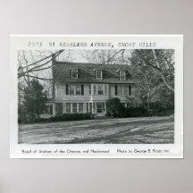 91 colinas NJ del cortocircuito de la avenida de l Poster
