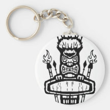 9213032011 Tiki (eje de balancín y Kustom) Llavero Personalizado