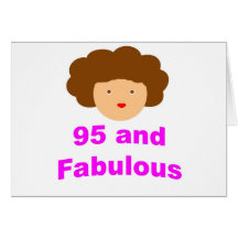 95 y fabuloso felicitación