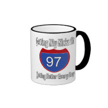97.o cumpleaños de la ruta 66 taza de café
