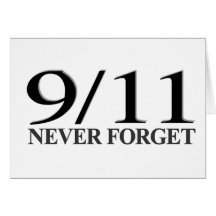 9/11 nunca olvide felicitación