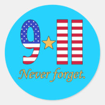9-11 nunca olvide los productos pegatina