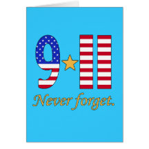 9-11 nunca olvide los productos tarjetón