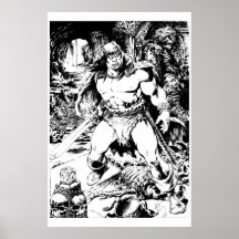 A_Barbarian-in-a-Grave Posters