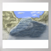 A cachoeira da cascata! posters